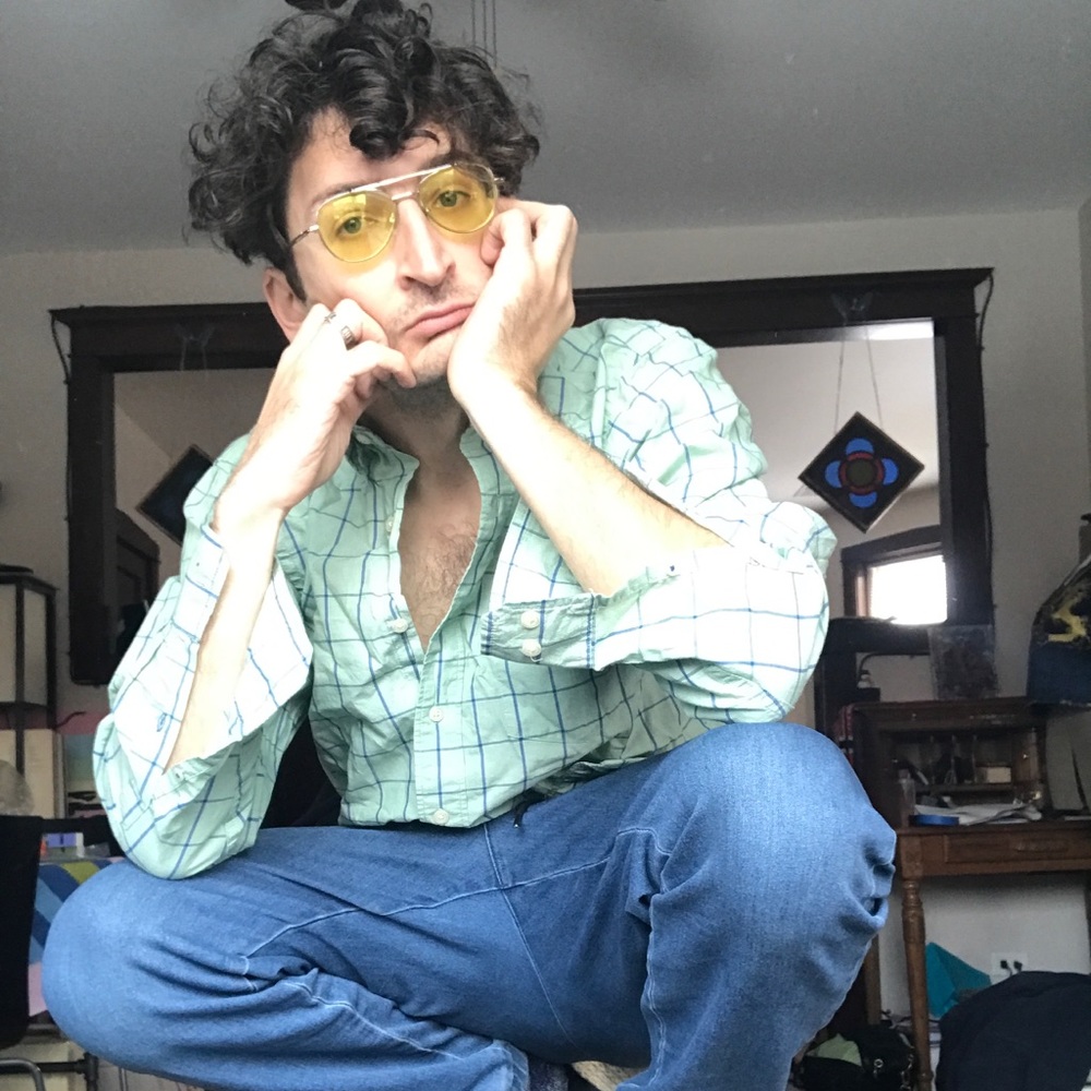 IZOD Button Front Graph Check Shirt